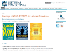 Tablet Screenshot of leiturasconectivas.com.br
